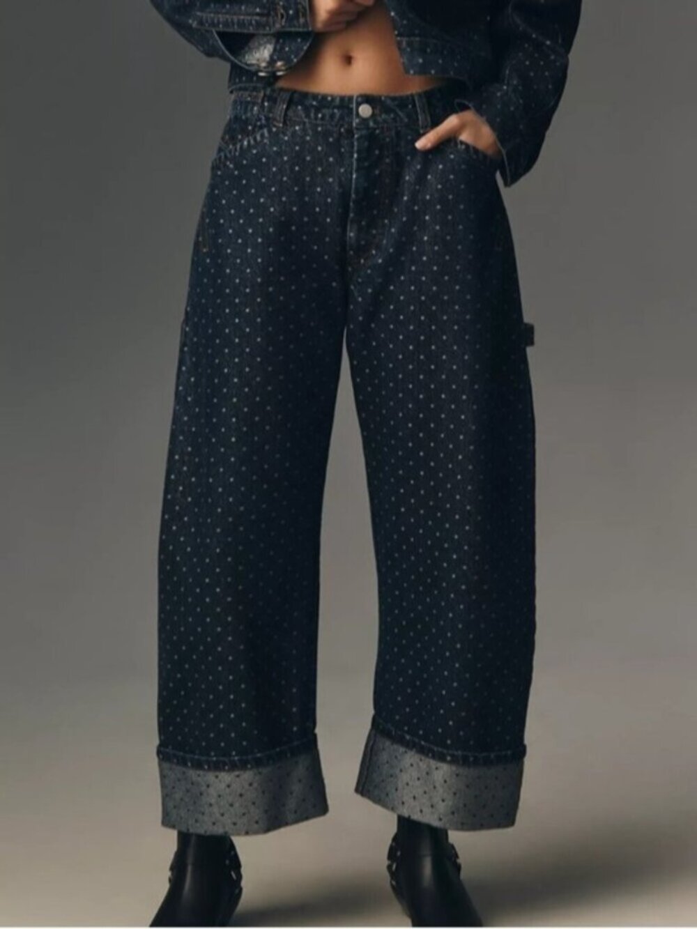 NWT Size 29 P - The Kayden Carpenter High Rise Barrel Jeans by Pilcro ( US$168)